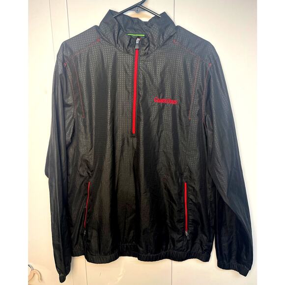Adidas ClimaProof Black Mens 1/4 Zip Rain Wind Jacket‎ Medium Pre-owned - Picture 1 of 8